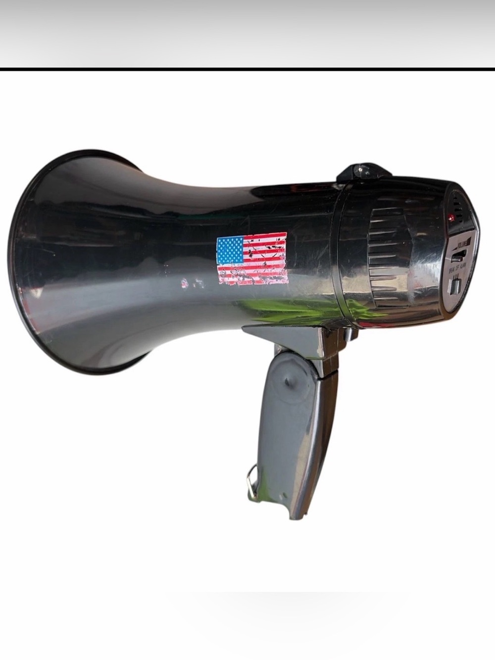 Handheld Megaphone Bullhorn Speaker Siren Volume Control Tested Works